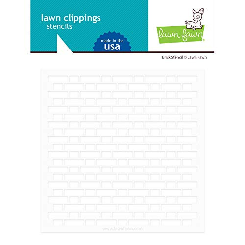Lawn Fawn LF2364 Brick Stencil Lawn Clippings Lawn Fawn LF2364 Brick Stencil Lawn Clippings
