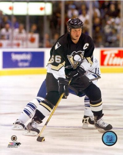 NHL Mario Lemieux Pittsburgh Penguins Action Photo -Size 8 inch x 10 inch-