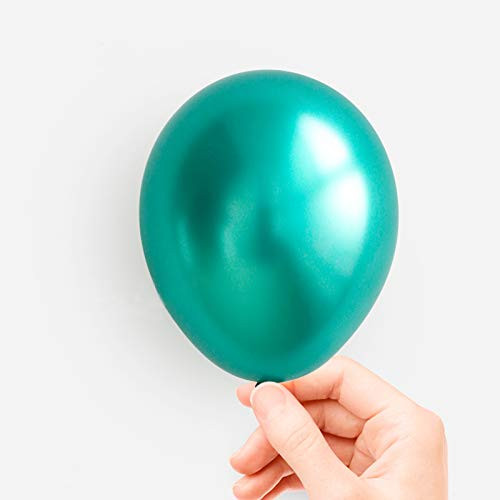 Green Metallic Balloons 5 inch 50pcs Jungle Safari Party Balloons Birthday Helium Balloon Chrome Latex Balloons