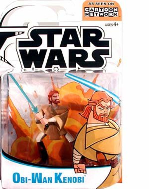 Star Wars Animated Clone Wars Figures Obi-Wan Kenobi