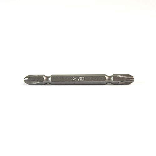 Superior Steel SP303D-10PK 3 Phillips Double End Screwdriver Bits - 3 Inch Long - 10 Display Pack