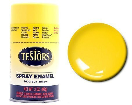 Testors Spray Enamel Paint Bug Yellow - 1632