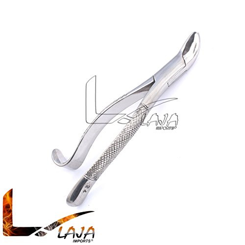 LAJA IMPORTS 24 Dental EXTRACTING Forceps Hook Handle