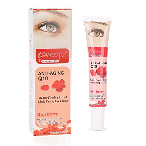 Eye Cream34g Natural Goji Berry Anti-Age Moisturizing Eye Cream Treatment for Dark Circles Puffiness Wrinkles and eye Bags
