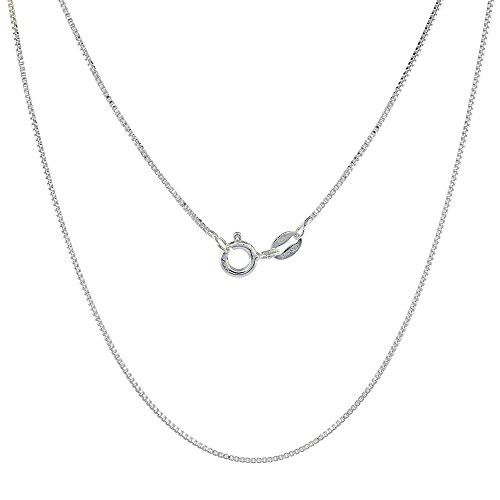Sterling Silver Box Chain Necklace 0 