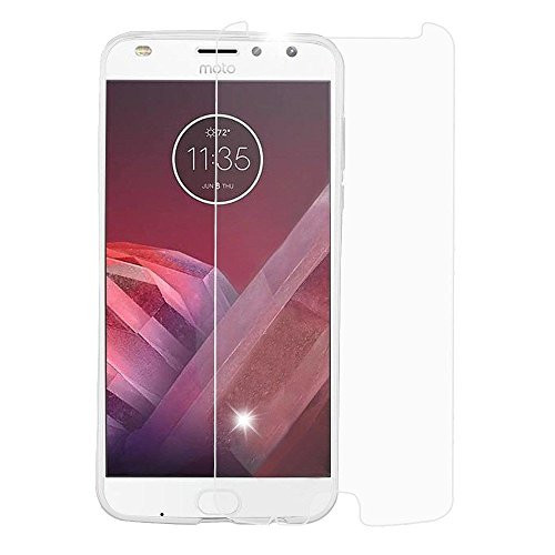 Motorola Moto Z2 Force/Z2 Play Screen Protector Mybat Clear Tempered Glass LCD Screen Protector Shield Guard Film for Motorola Moto Z2 Force/Z2 Play