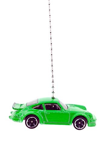 Porsche Diecast Car Ceiling Fan Light Pull Chain Ornaments -Green Porsche 934 Turbo 141-
