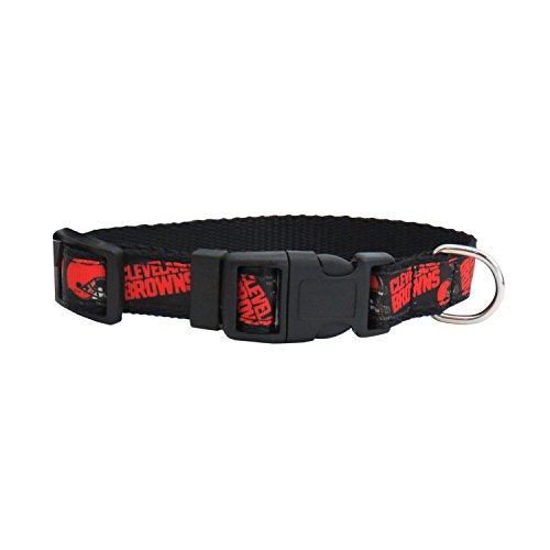 NFL Cleveland Browns Team Pet Ribbon Collar Small NFL Cleveland Browns Team Pet Ribbon Collar Small