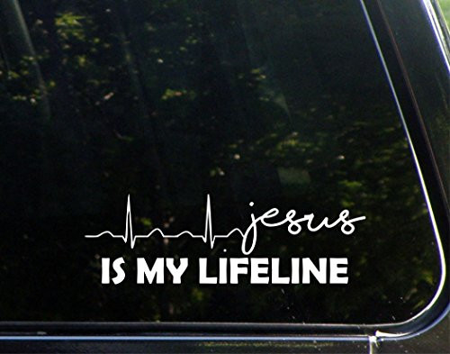 Sweet Tea Decals Jesus is My Lifeline - 8 3/4 inchx 3 inch - Vinyl Die Cut Decal/Bumper Sticker for Windows Trucks Cars Laptops Macbooks Etc. Sweet Tea Decals Jesus is My Lifeline - 8 3/4 inchx 3 inch - Vinyl Die Cut Decal/Bumper Sticker for Windows Trucks Cars Laptops Macbooks Etc.