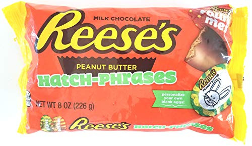 Reeses -1 Bag- Peanut Butter Chocolate Hatch-Phrases Easter Candy 8 oz / 266 g