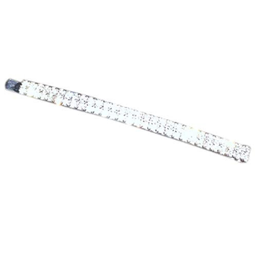 WENWING Minimalist Two Rows Glitter Rhinestone One Word Hairpins Hair Styling Barrettes Side Bangs Wedding Party Hair Clips Gift for Women Girls Headwear Hair Accessories