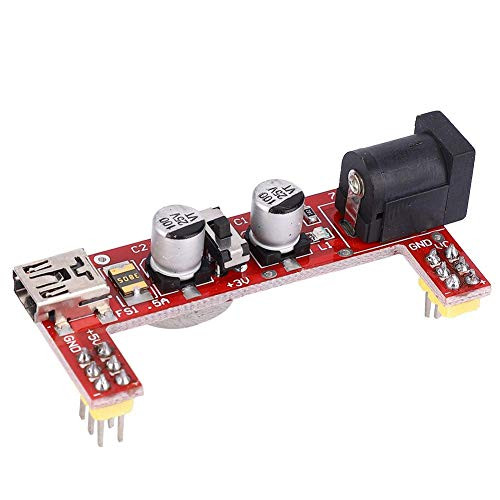 3.3V/5V Output 2 Channel Industrial Power Module USB Power Voltage Regulator Module for Easy External Leads Independent Control