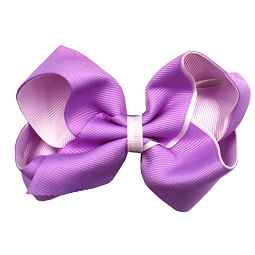 HaHawaii Kids Girls Bow Hairpin Colorful Hair Clip Side Bangs Barrette Sweet Accessory Headwear 10