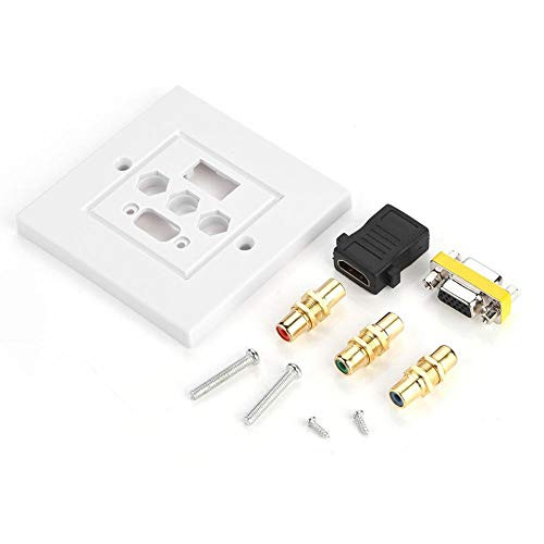 Wall Panel Socket HDMI USB VGA Integrated Multimedia Socket Free Welding Audio Video Socket