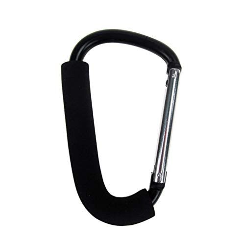 NUOBESTY Stroller Pram Hooks Aluminium Alloy Universal Buggy Clip Stroller Hook Carabiner for Shopping Bag Baby Pushchair