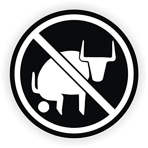 -3 PACK- NO BULLSHT circle vinyl Hard Hat Helmet decal - size 2 inch ROUND color BLACK/WHITE - Hard Hat Helmet Windows Walls Bumpers Laptop Lockers etc.