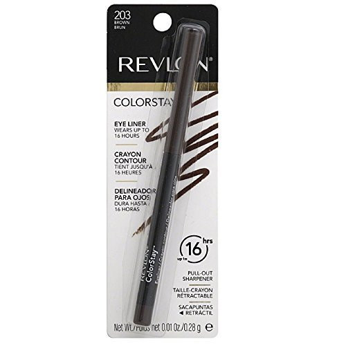 Revlon ColorStay Eyeliner Pencil 203 Brown - 0.28 oz Pack of 2 by Revlon