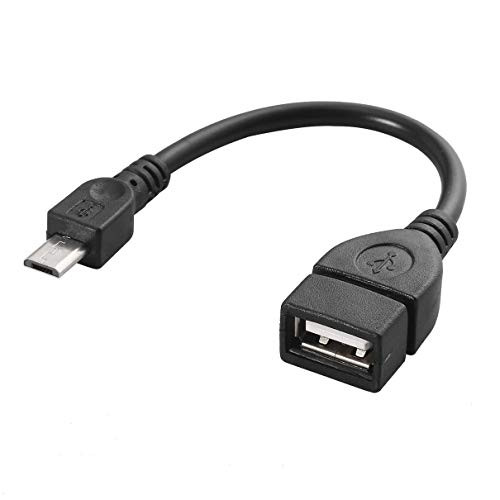 Isabelvictoria USB Female to Micro USB 5 Pin Male Adapter Host OTG Data Loader Charger Charging Cable USB OTG
