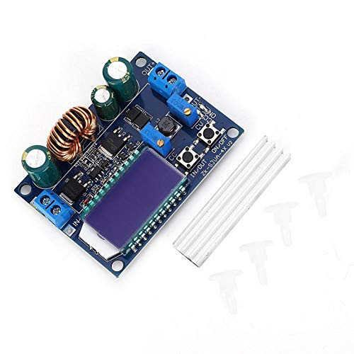 35W 4A 5.5-30V to 0.5-30V LCD Digital Display Automatic Up/Down Voltage Converter Adjustable DC-DC Boost/Buck Power Converter for Voltage Conversion