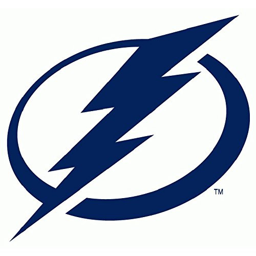 NHL Tampa Bay Lightning  inchCircle Bolt inch Small Static Decal