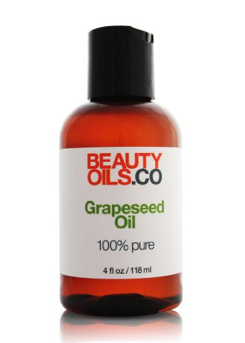 Grapeseed Oil 100 percent Pure Plant Based Vegan Face and Body Moisturizer for Dry Skin -4 fl oz-