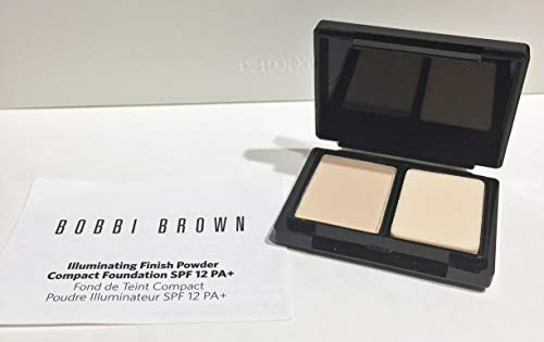 Bobbi Brown Illuminating Finish Powder Compact Foundation SPF 12 Warm Ivory 1 -Travel Size-
