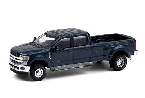 Greenlight 46060-F Dually Drivers Series 6-2019 Ford F-350 Dually - Blue Jeans 164 Scale