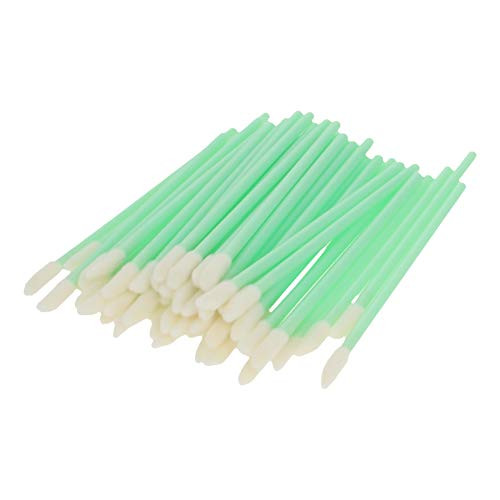 Utoolmart Makeup Disposable Lip Plastic Cement Brush Wands Applicator Lip Gloss Tools Lipstick Applicator Wands Green 50pcs