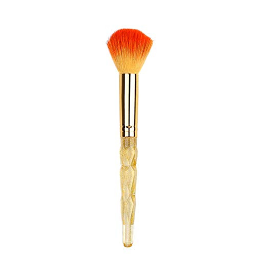 Sayhi 1PCS Kabuki Brush Nail Art Multi-Purpose Brush Powder Foundation Brush Blush Brush Cosmetics Make Up Tool-YellowFree size-