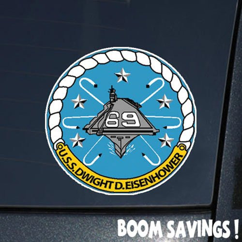 Boomsavings US Navy Aircraft Carrier USS Dwight D. Eisenhower -CVN 69- 6 inch Decal Sticker