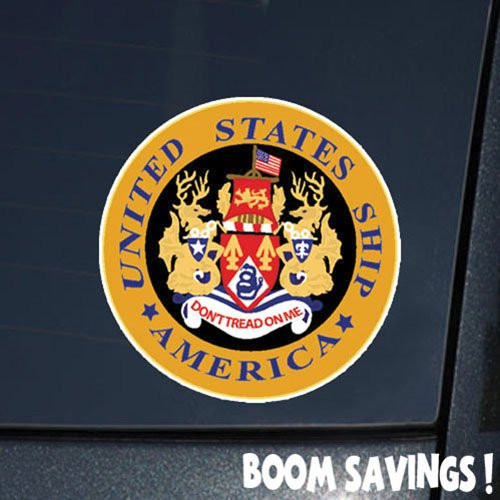 Boomsavings US Navy Aircraft Carrier USS America -CVA 66- 6 inch Decal Sticker