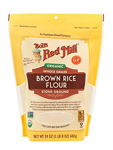 Organic Brown Rice Flour 24 Ounce -Pack of 1-