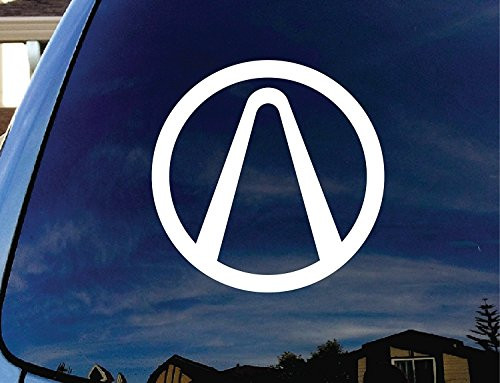 Borderlands Vault Circle - Vinyl 5 inch Wide -Color White- Decal Laptop Tablet Skateboard car Windows Sticke