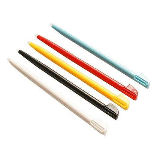 OSTENT Plastic Color Touch Stylus Pen Compatible for Nintendo Wii U Gamepad Pack of 5