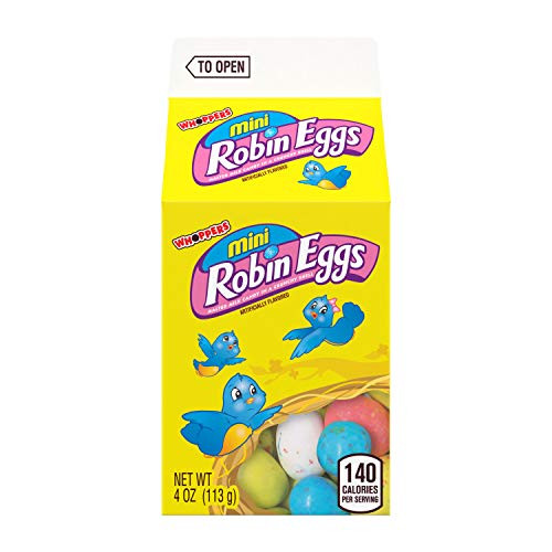 WHOPPERS Mini Robin Egg Malted Milk Candy Easter 4 oz Carton WHOPPERS Mini Robin Egg Malted Milk Candy Easter 4 oz Carton