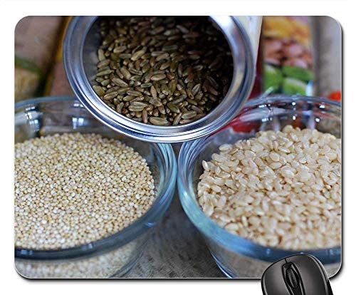 Mouse Pad - Grains Brown Rice Quinoa Freekeh Brown Rice Food