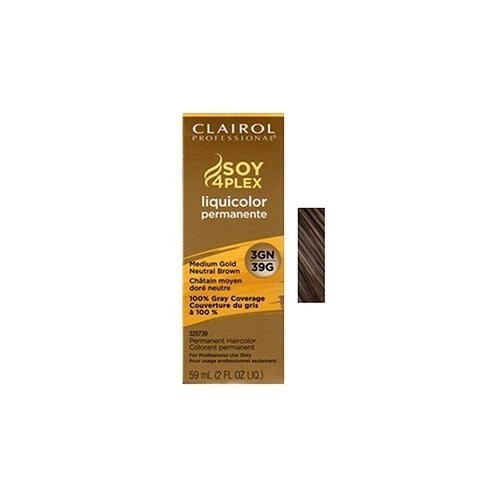 Clairol Professional Liquicolor Permanente Hair Color 3GN/39G Medium Gold Neutral Brown by Clairol