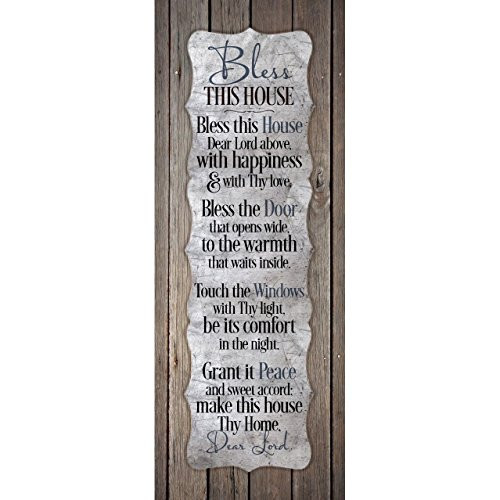 Dexsa Bless This House.New Horizons Wood Plaque