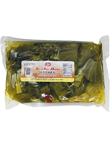 CAF Pickled Sour Mustard Pickled Mustard Green -Haam Choy- 35oz 1 Pack
