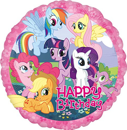 Anagram International My Little Pony Birthday Foil Balloon 17 Multicolor Anagram International My Little Pony Birthday Foil Balloon 17 Multicolor