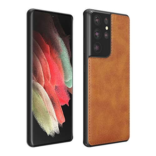 Foluu Galaxy S21 Ultra 5G Case Galaxy S21 Ultra 5G Leather Case Ultra Thin Slim Durable Protective Phone Case Cover for Samsung Galaxy S21 Ultra 5G -Yellow- Foluu Galaxy S21 Ultra 5G Case Galaxy S21 Ultra 5G Leather Case Ultra Thin Slim Durable Protective Phone Case Cover for Samsung Galaxy S21 Ultra 5G -Yellow-