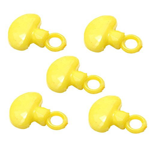 KINGSO 5pcs Miniature Small Mushrooms Dollhouse Garden Fairy Ornament Pot Plant Craft Home Decor