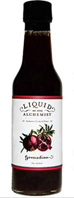 Liquid Alchemist Grenadine Cocktail Syrup Drink Mixer Soda Syrup - Natural Premium Small Batch Syrups -5 oz-
