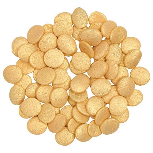Metallic Gold Confetti Edible Cupcake  and  Cake Sprinkles - 2.6 oz