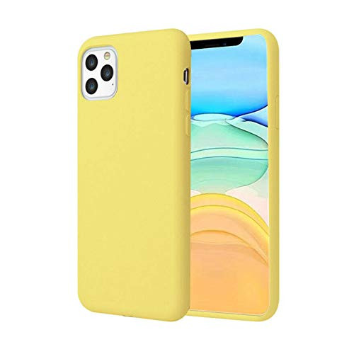 LOOKSEVEN iPhone 6-4.7inch- Case/iPhone 6s-4.7inch- Case Yellow Silicone TPU Rubber Back Cover Case Compatible for Apple iPhone 6-4.7inch- / iPhone 6s-4.7inch-