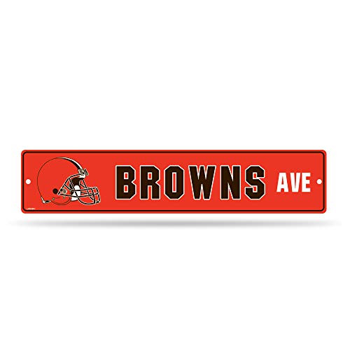 Rico Industries NFL Cleveland Browns Street Sign 5 x 24-inches