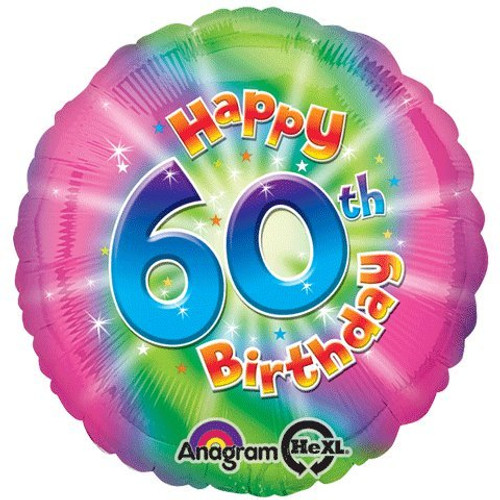 Anagram Amscan Happy 60th Birthday Circle Foil Balloon Hs40 Anagram Amscan Happy 60th Birthday Circle Foil Balloon Hs40