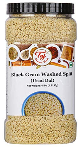 TAJ Premium Indian Urad Dal -4-Pounds Jar-