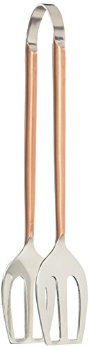 Abbott Collection Copper Plated Stainless Steel Ice Tongs