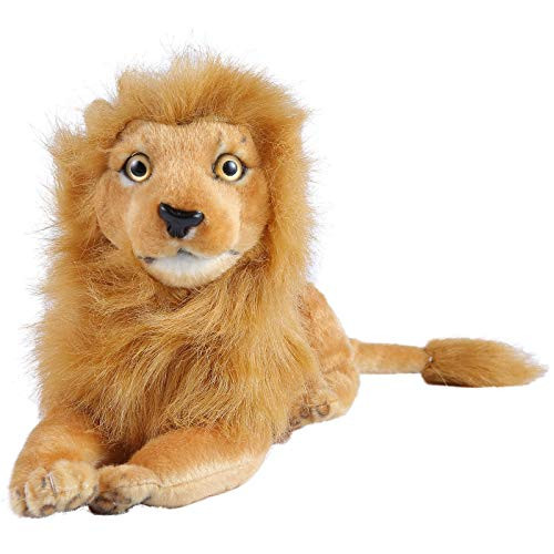 AMERLL Realistic Lion Stuffed Animals Plush Durable Stuffed Animal Lion Realistic Plush Toy Gifts for Toddler Girls Kids AMERLL Realistic Lion Stuffed Animals Plush Durable Stuffed Animal Lion Realistic Plush Toy Gifts for Toddler Girls Kids